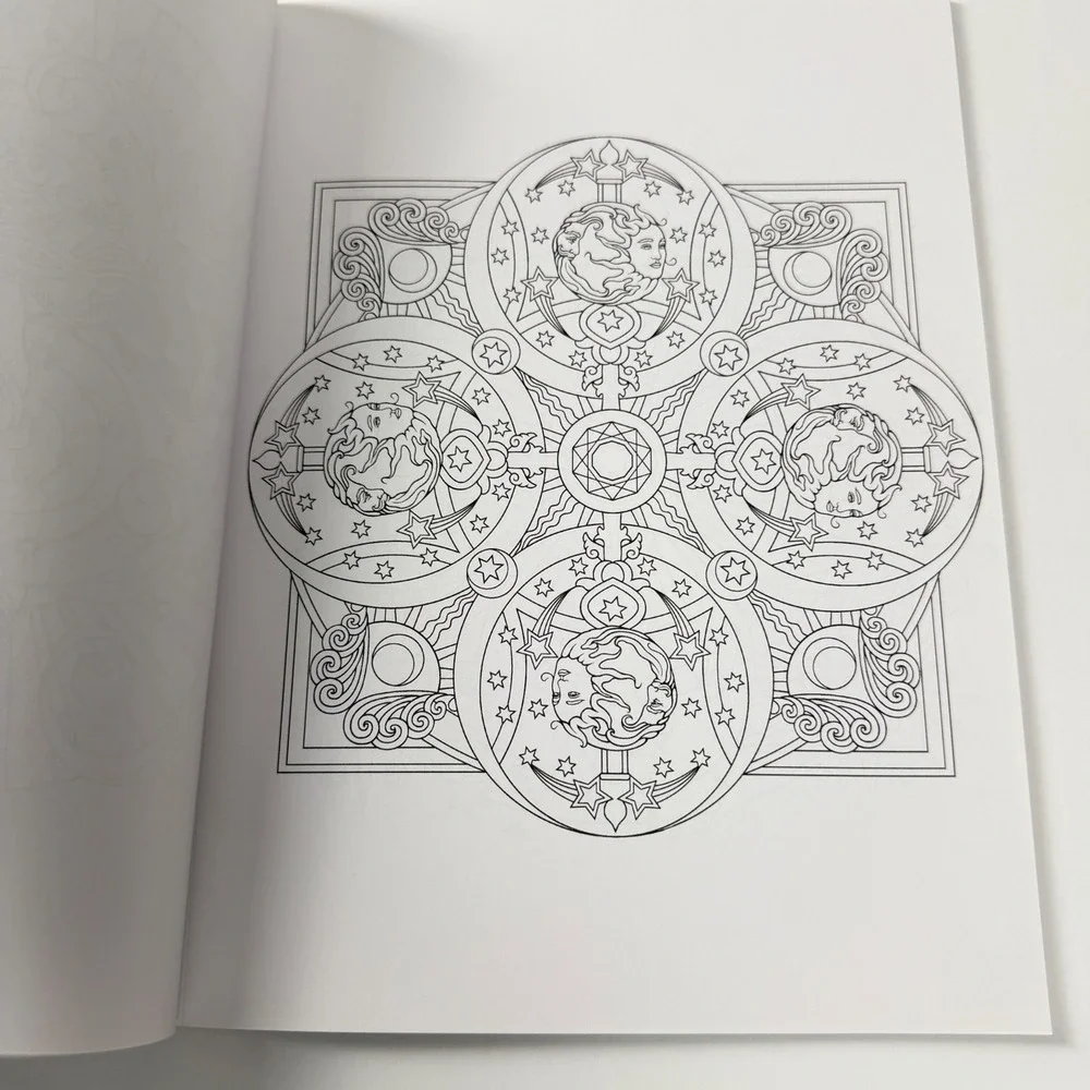 Lot‎ of 3 Adult Coloring Books Starry Skies Celestial Mandalas